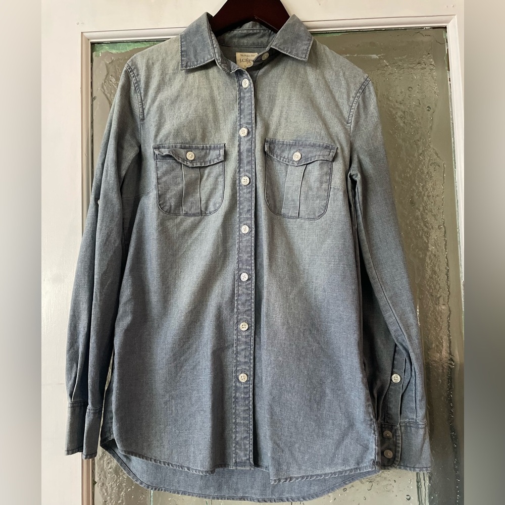 J.Crew Chambray Button-up Shirt